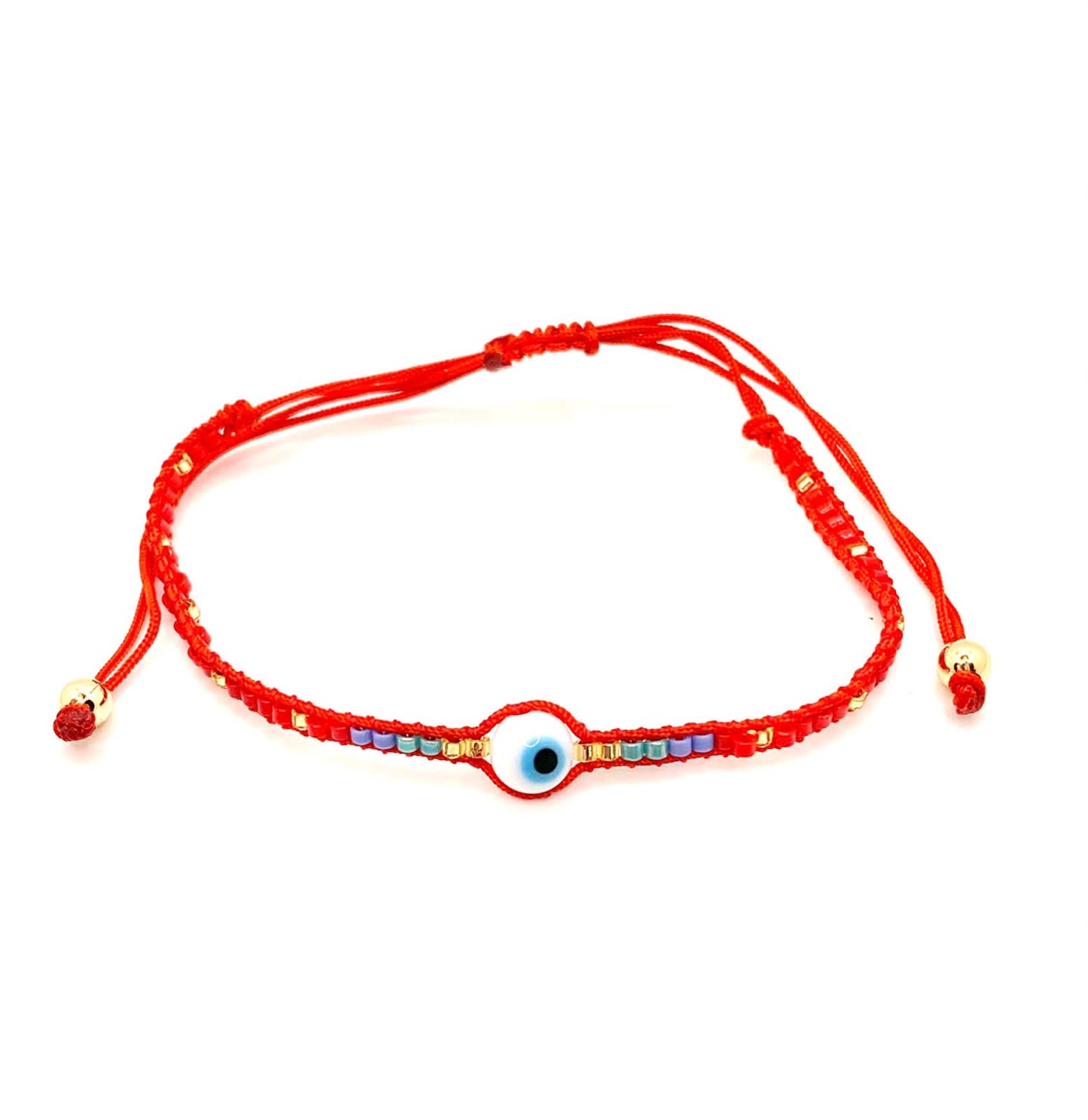 Pulsera tejida con miyuki (+)