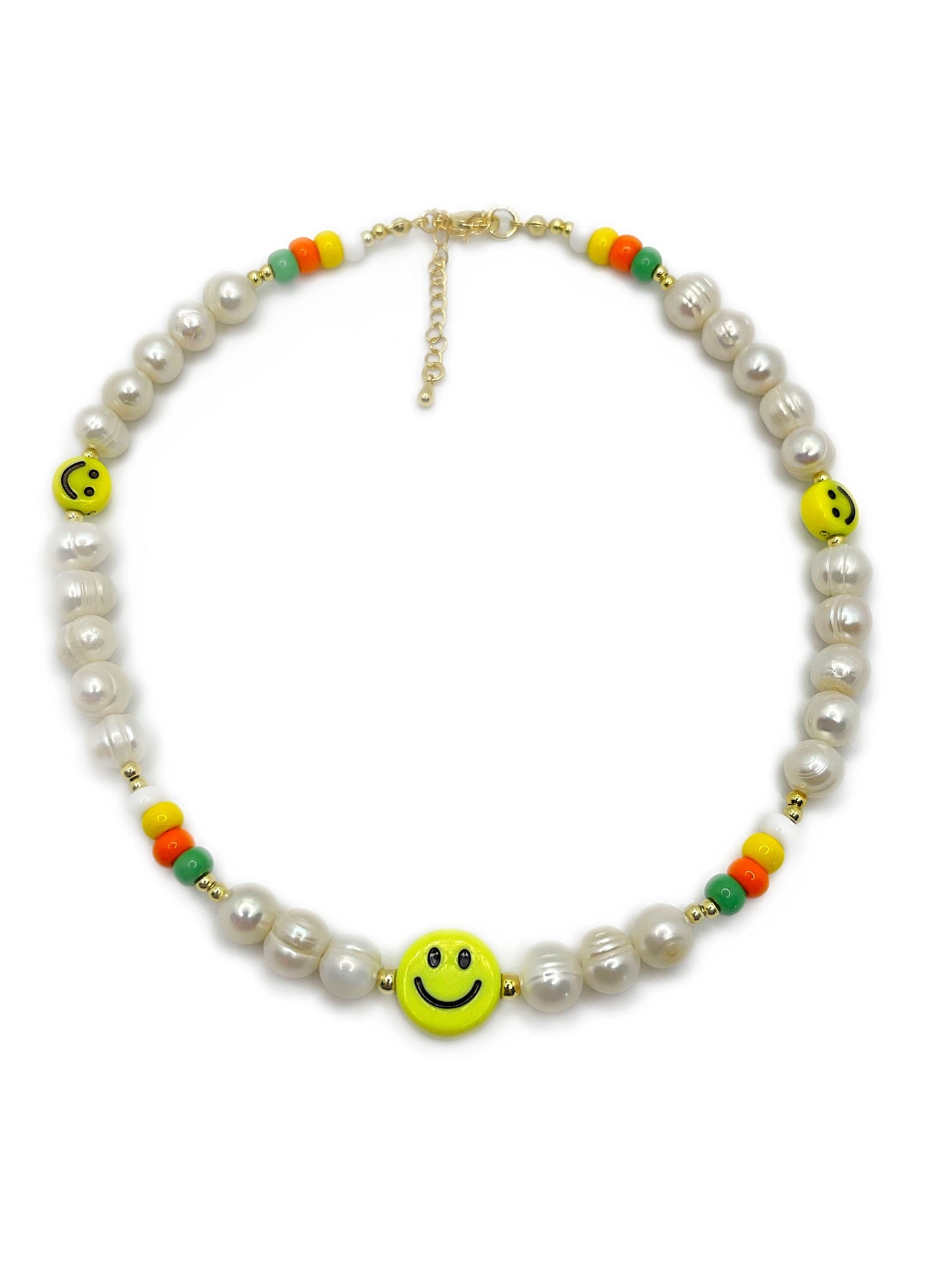 Summer Fun smiley choker