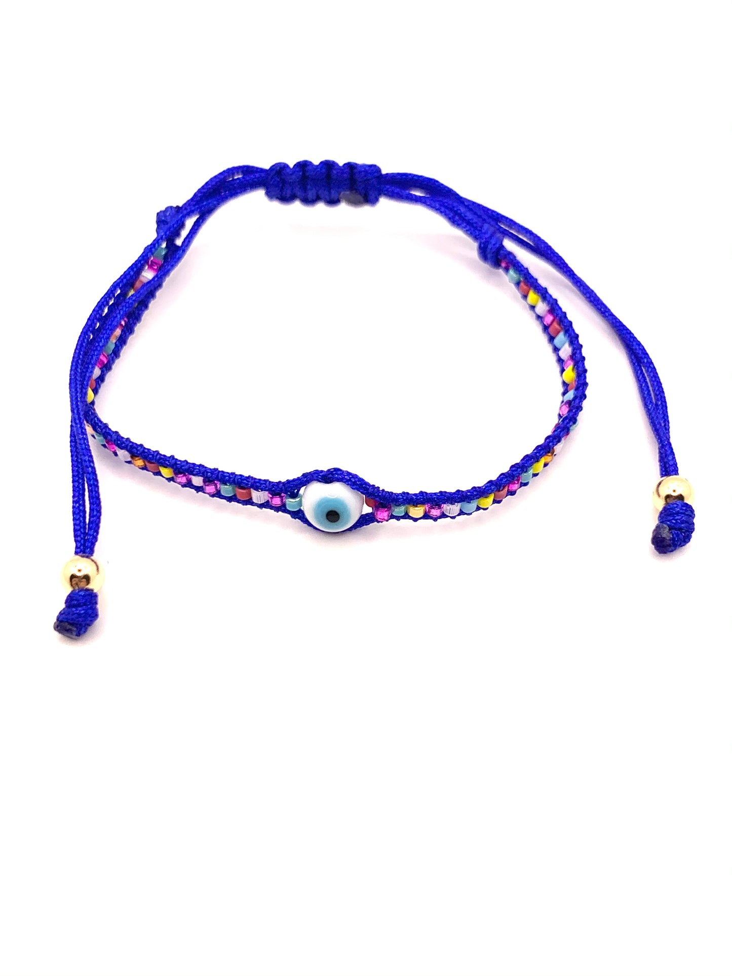 Pulsera tejida con miyuki (+)