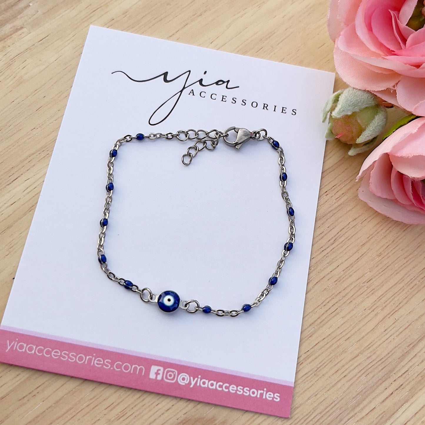 Stainless Steel Pulserita de Ojito
