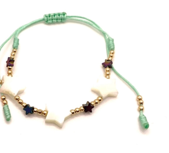 Pulsera de estrella madre perla