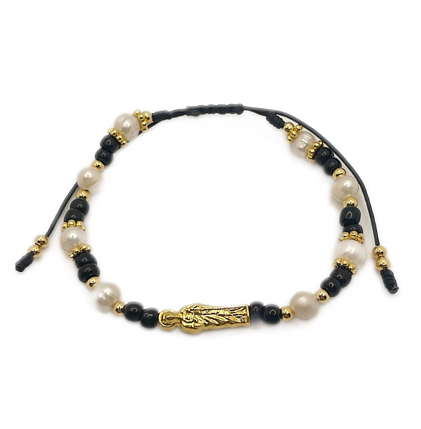 San Judas pearl bracelet