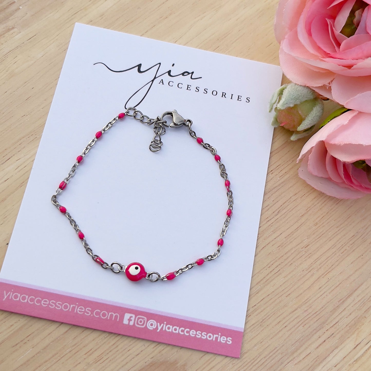 Stainless Steel Pulserita de Ojito