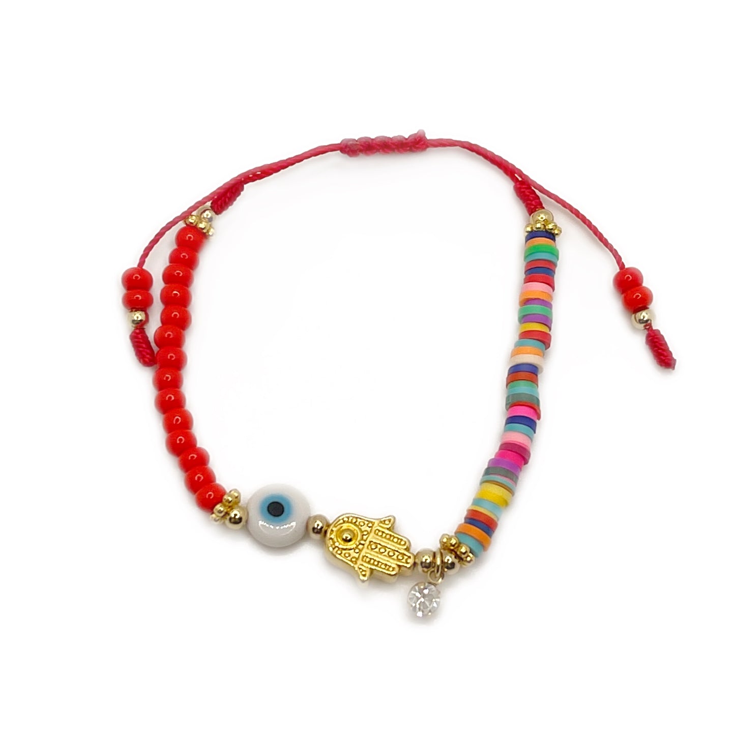 Hamsa Hand White Evil Eye