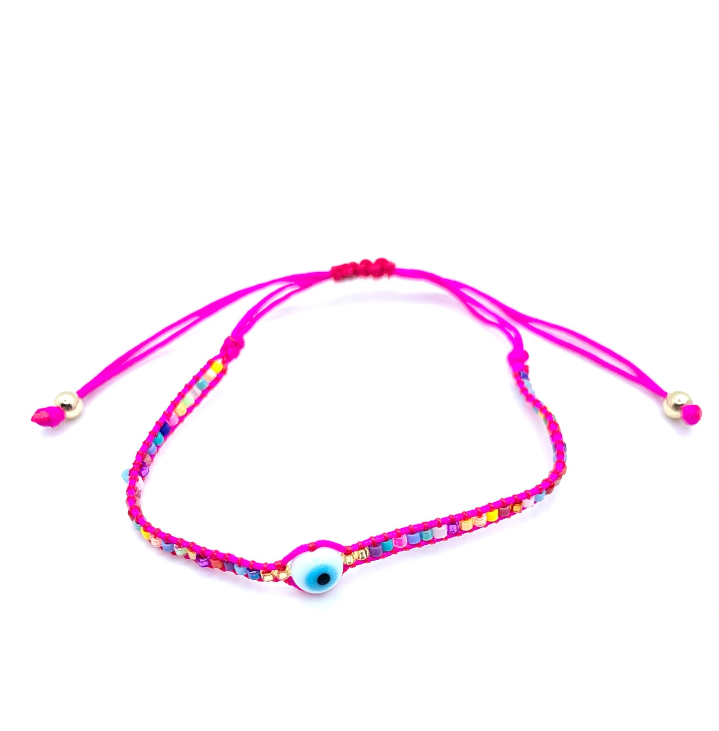 Pulsera tejida con miyuki (+)