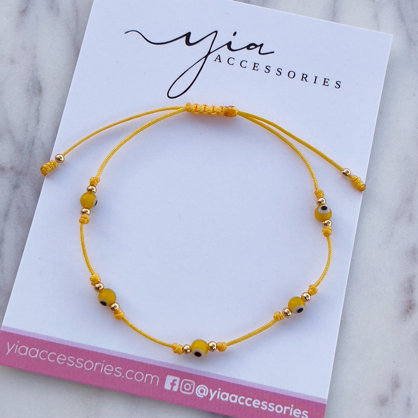 Dainty Mini Evil Eyes bracelet (+)
