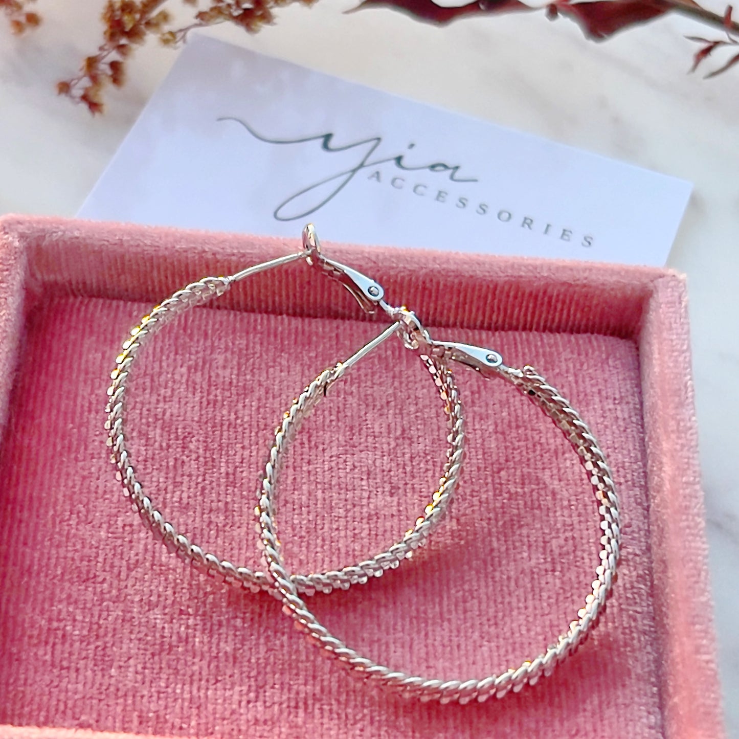 Braided Hoop Earrings
