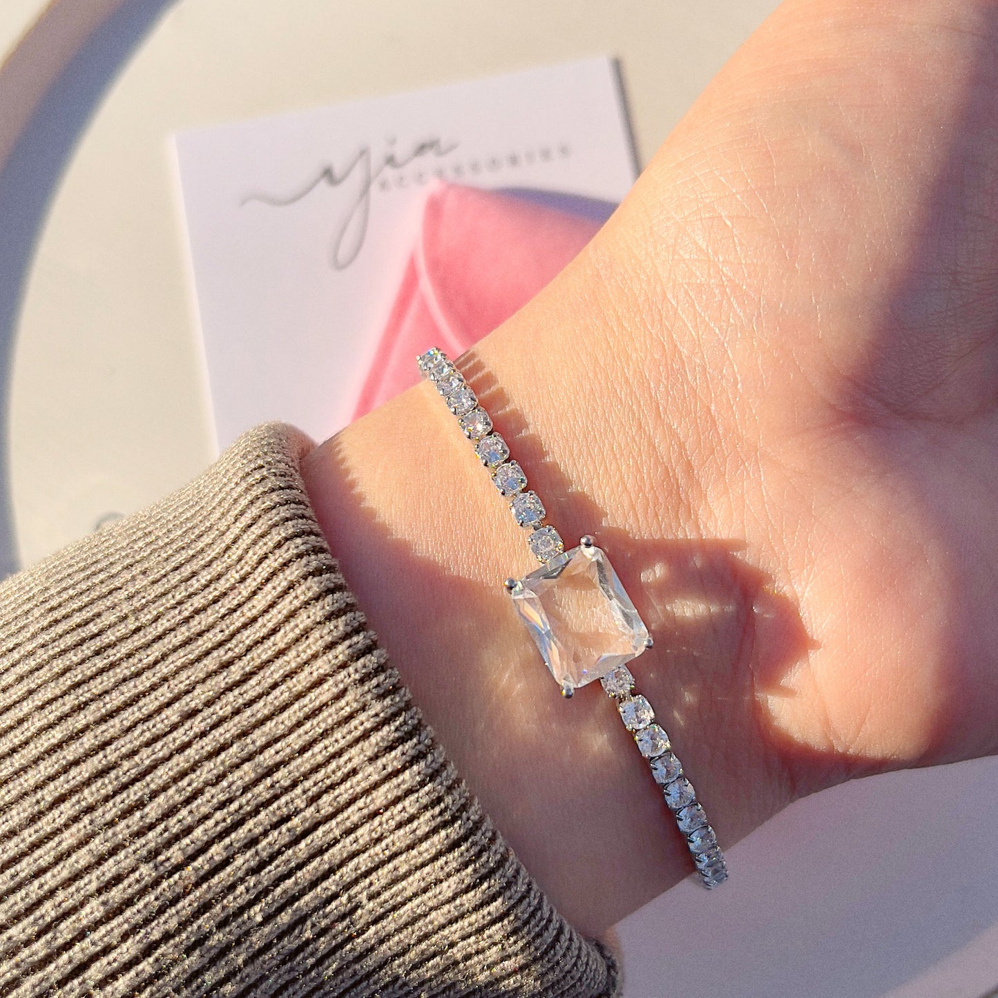 Silver Tennis Bracelet