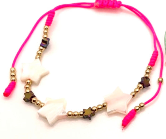 Pulsera de estrella madre perla