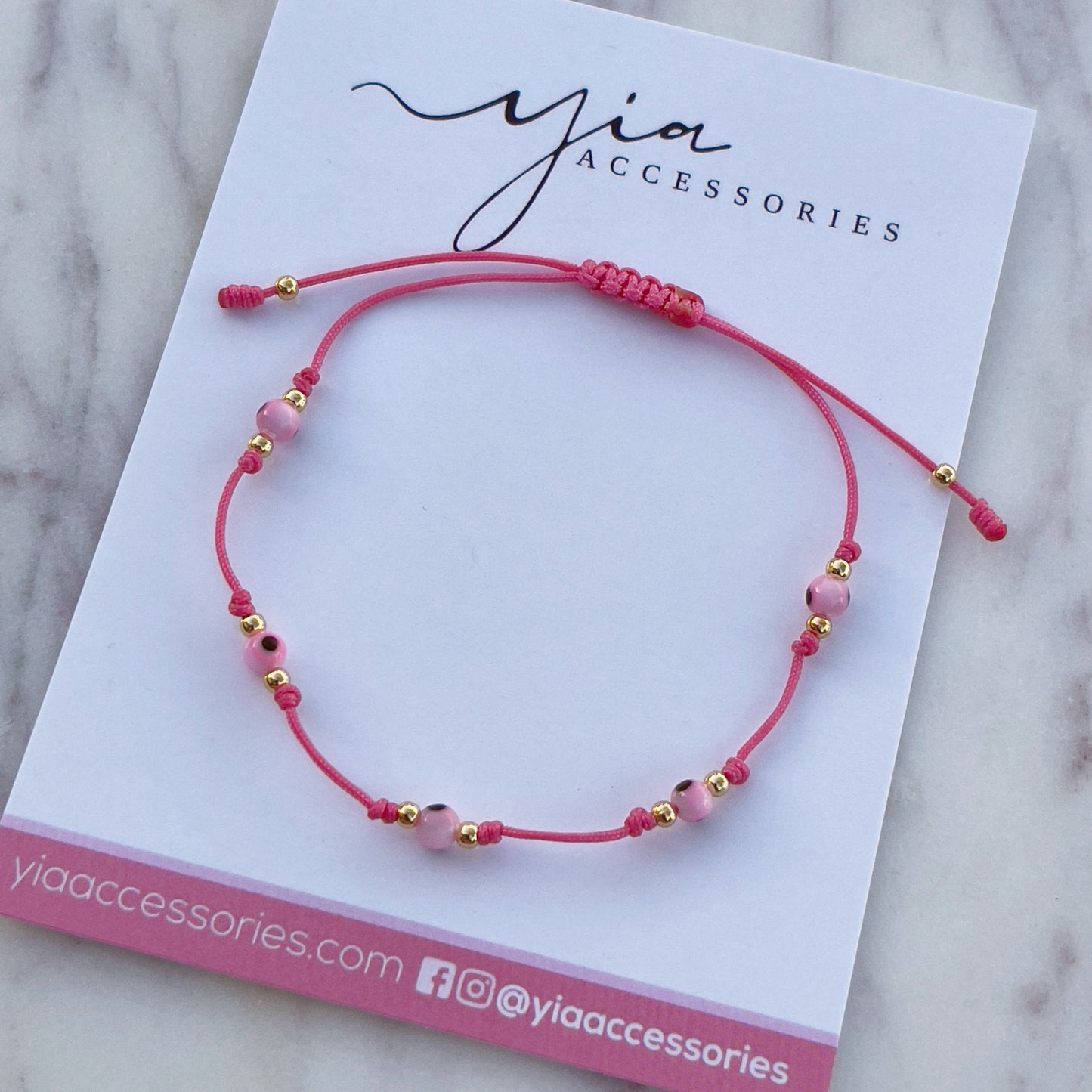 Dainty Mini Evil Eyes bracelet (+)