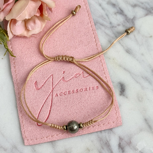 Iman de Exito- Pyrite Stone Bracelet