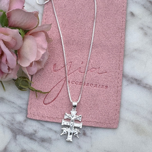 Plata 925 - Cruz de Caravaca Necklace