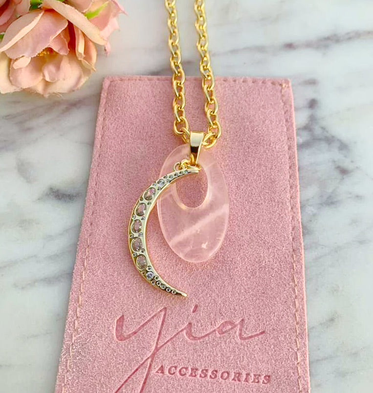 Luna Presente Natural Stone Necklace