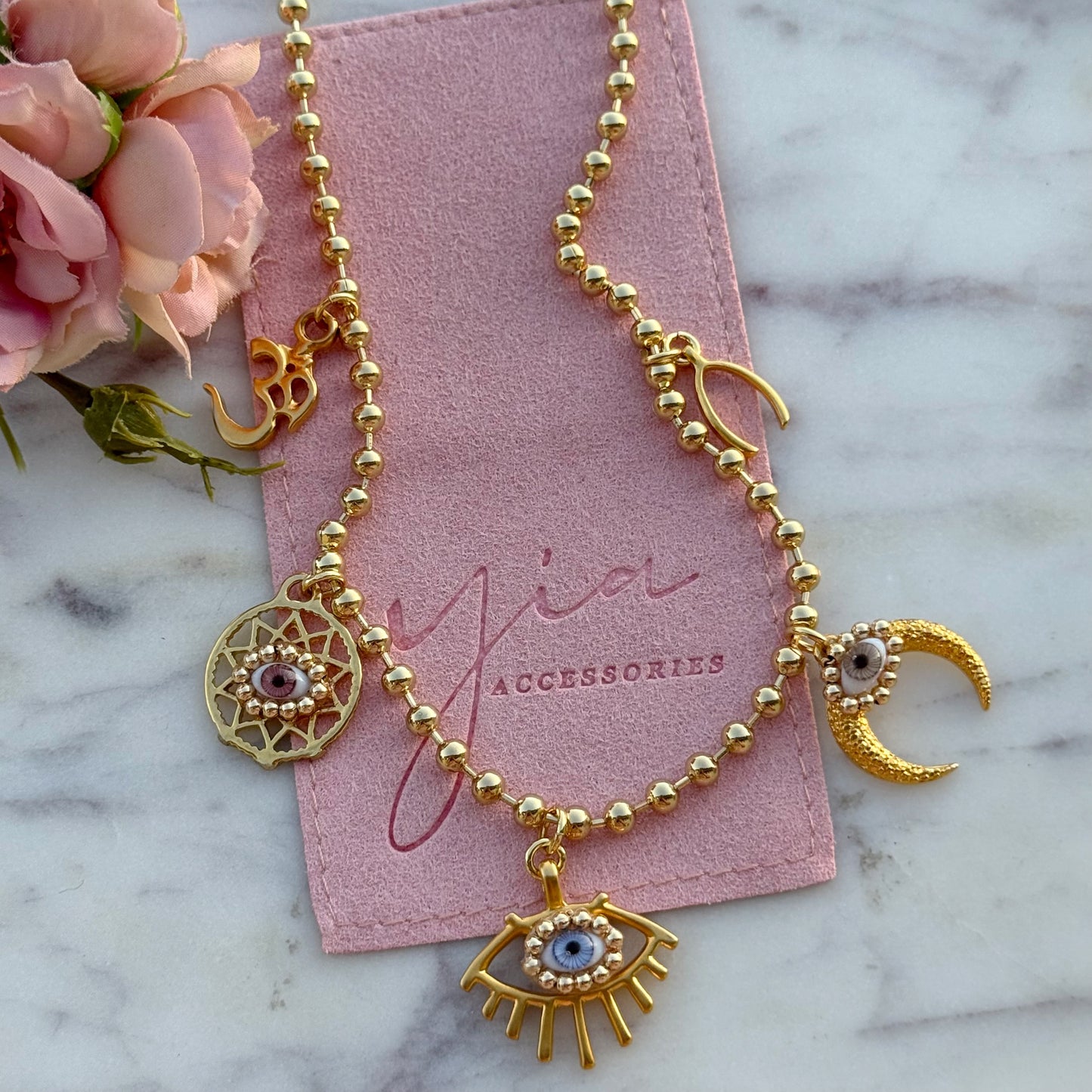 Ojito Artesanal Charm Necklace