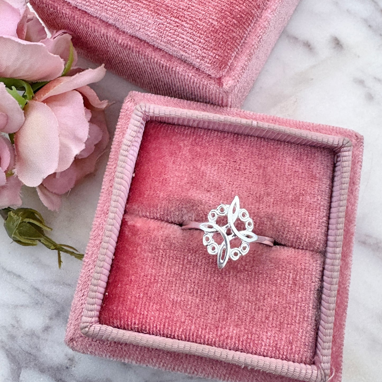 Plata 925 - Nudo de Bruja Anillo