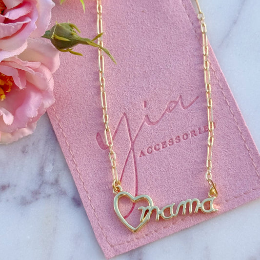 Mama Heart Necklace