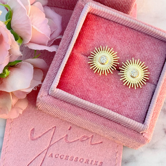 Solstice Glow Sunray Earrings