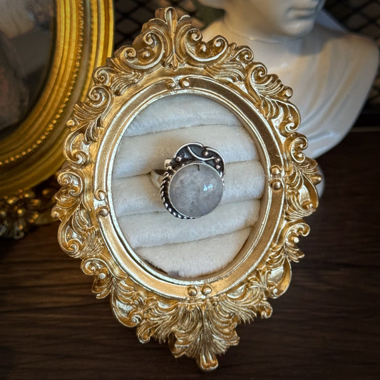 925 Sterling Silver Moon Stone Ring