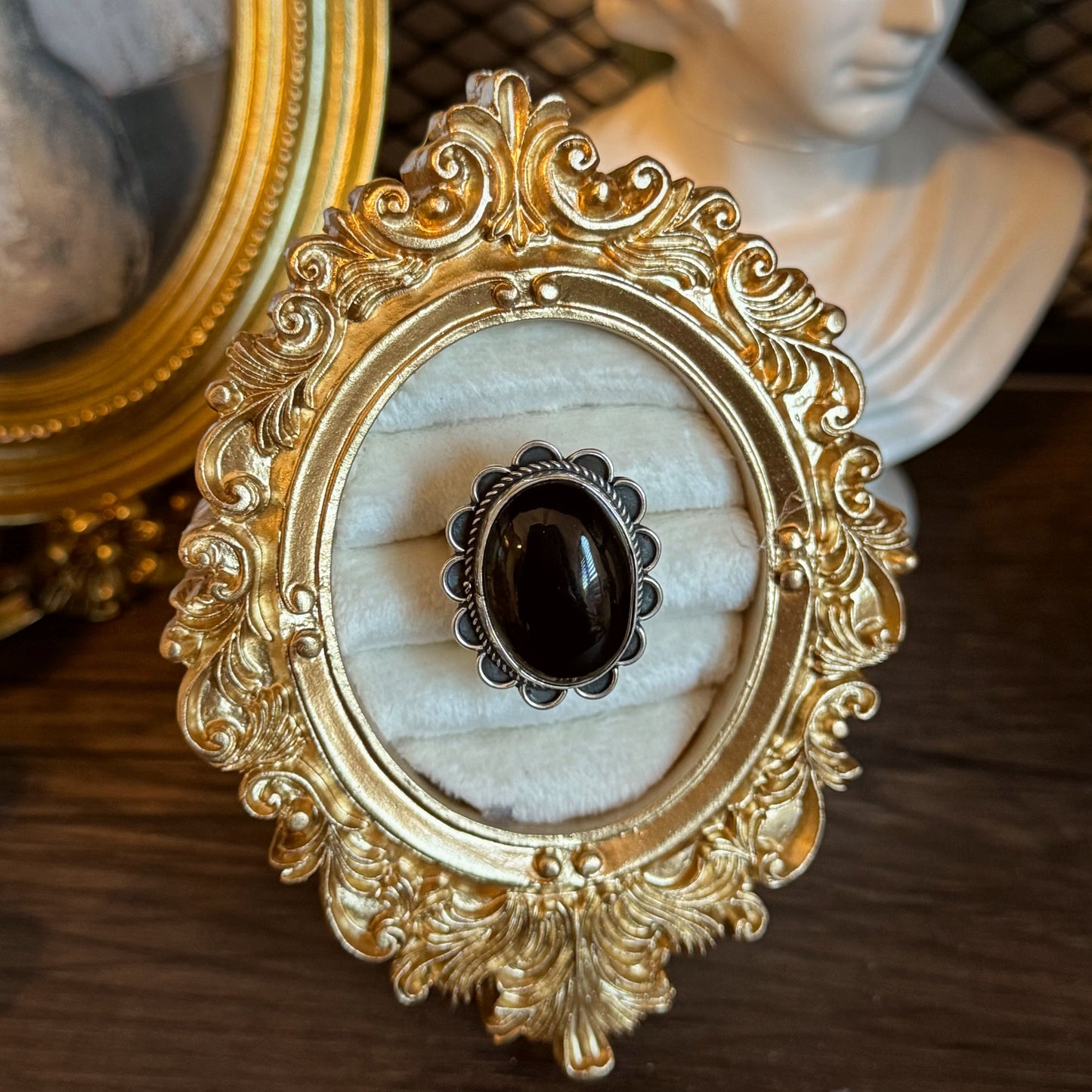 925 Sterling Silver Onyx Stone Rings