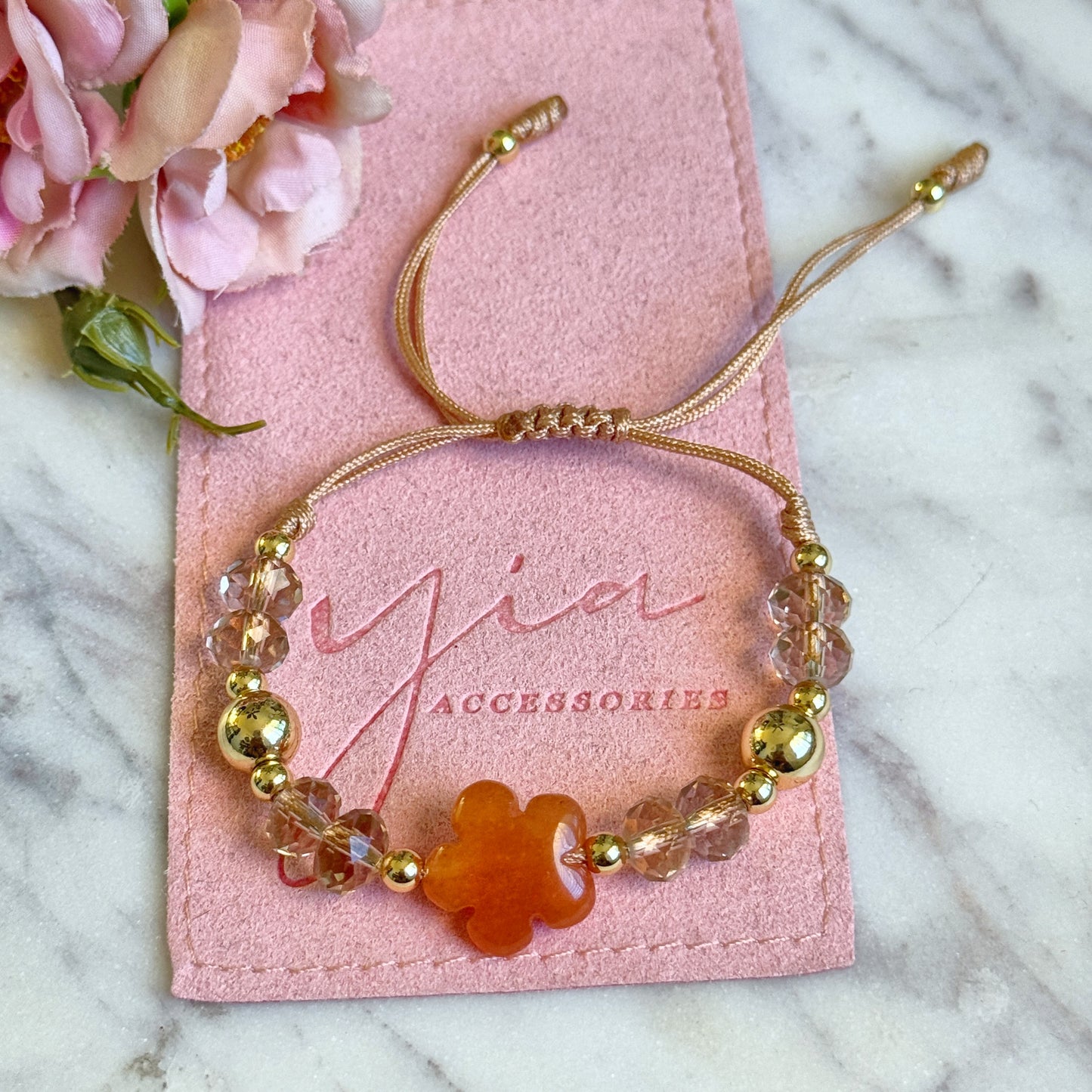 Florecita Natural Stone Bracelet