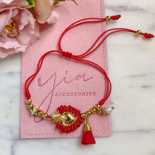 Mini Red SC bracelet