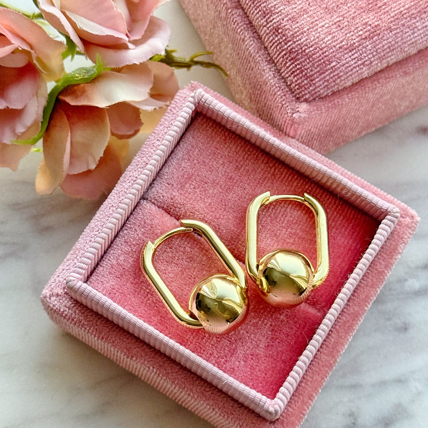 Cynthia Drop GP Earrings