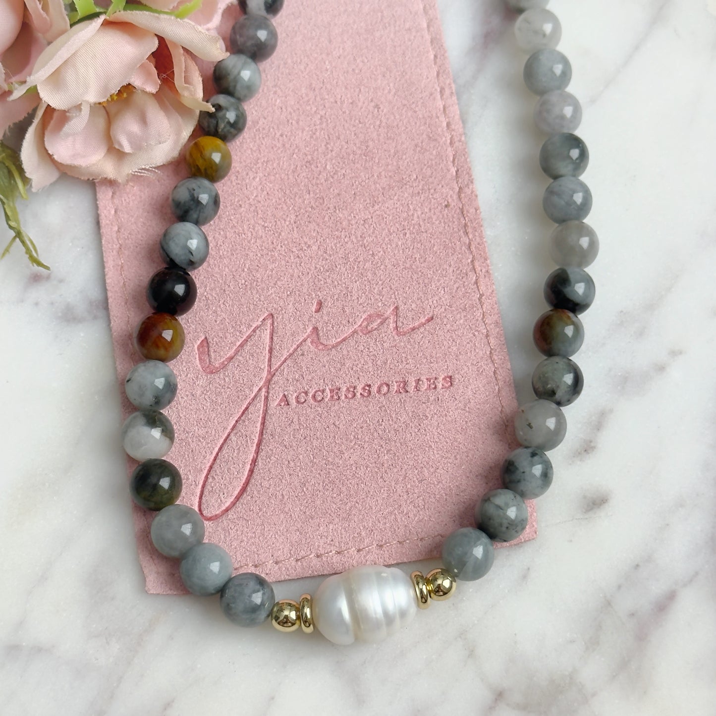 Guia de Luz- Eagle Eye Stone Necklace