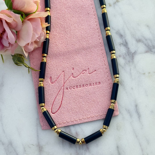 Onyx Tube Choker
