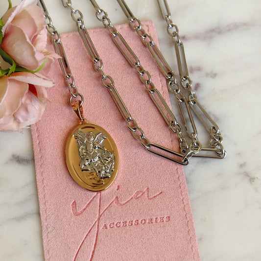 San Miguel Arcangel - Lariat Necklace