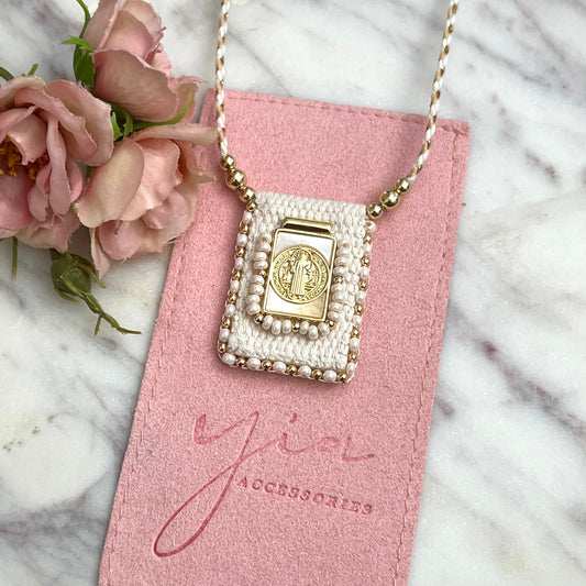 Escapulario San Benito Necklace