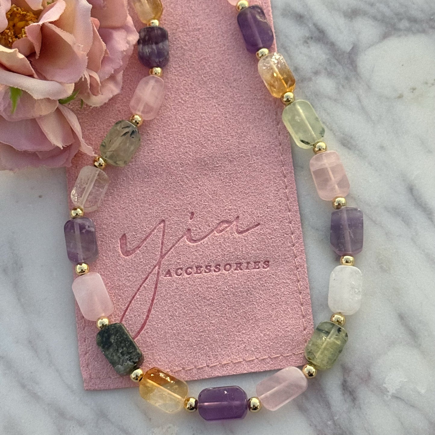 Divine Balance - Natural Stone necklace