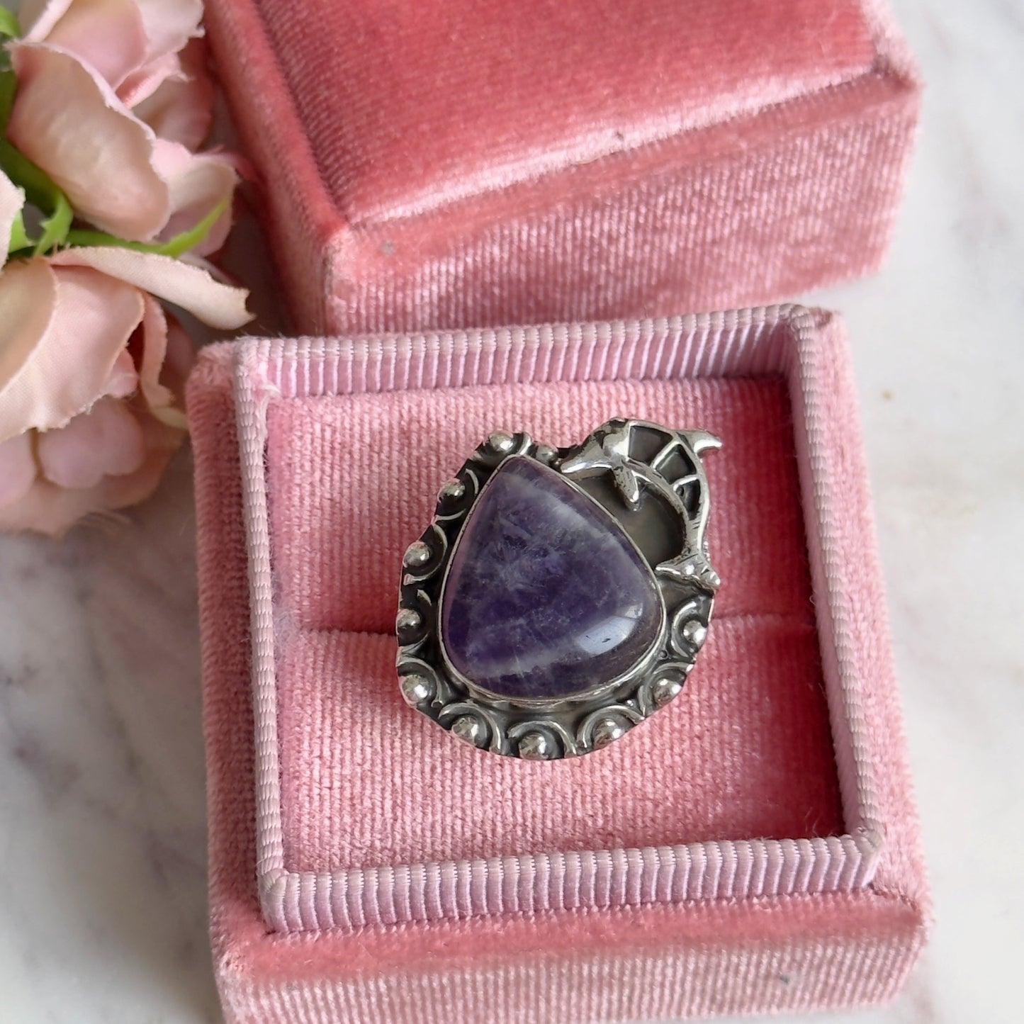 925 Silver Ring- Amethyst