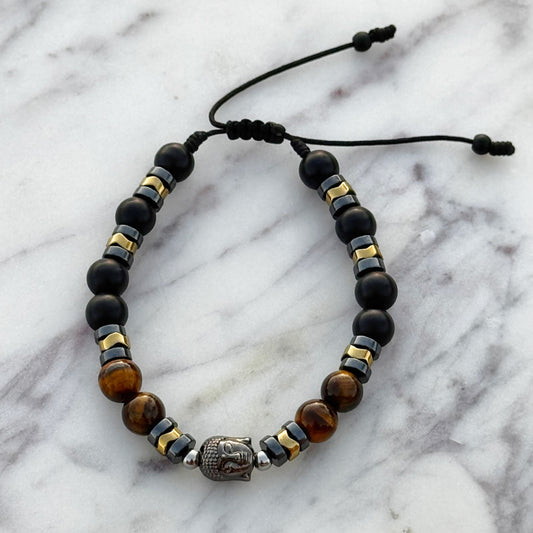 Mens Energia Zen Buddha + Ojo de Tigre