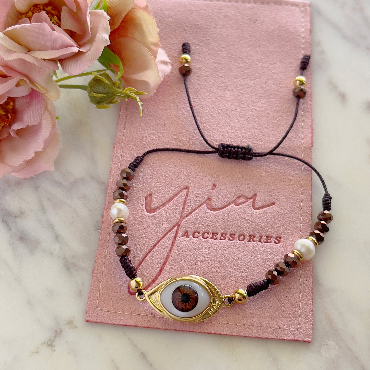 Brown Evil Eye bracelet