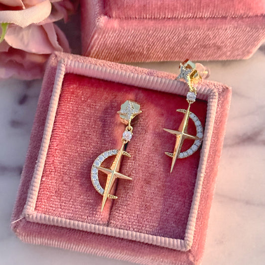 Selene Star Earrings