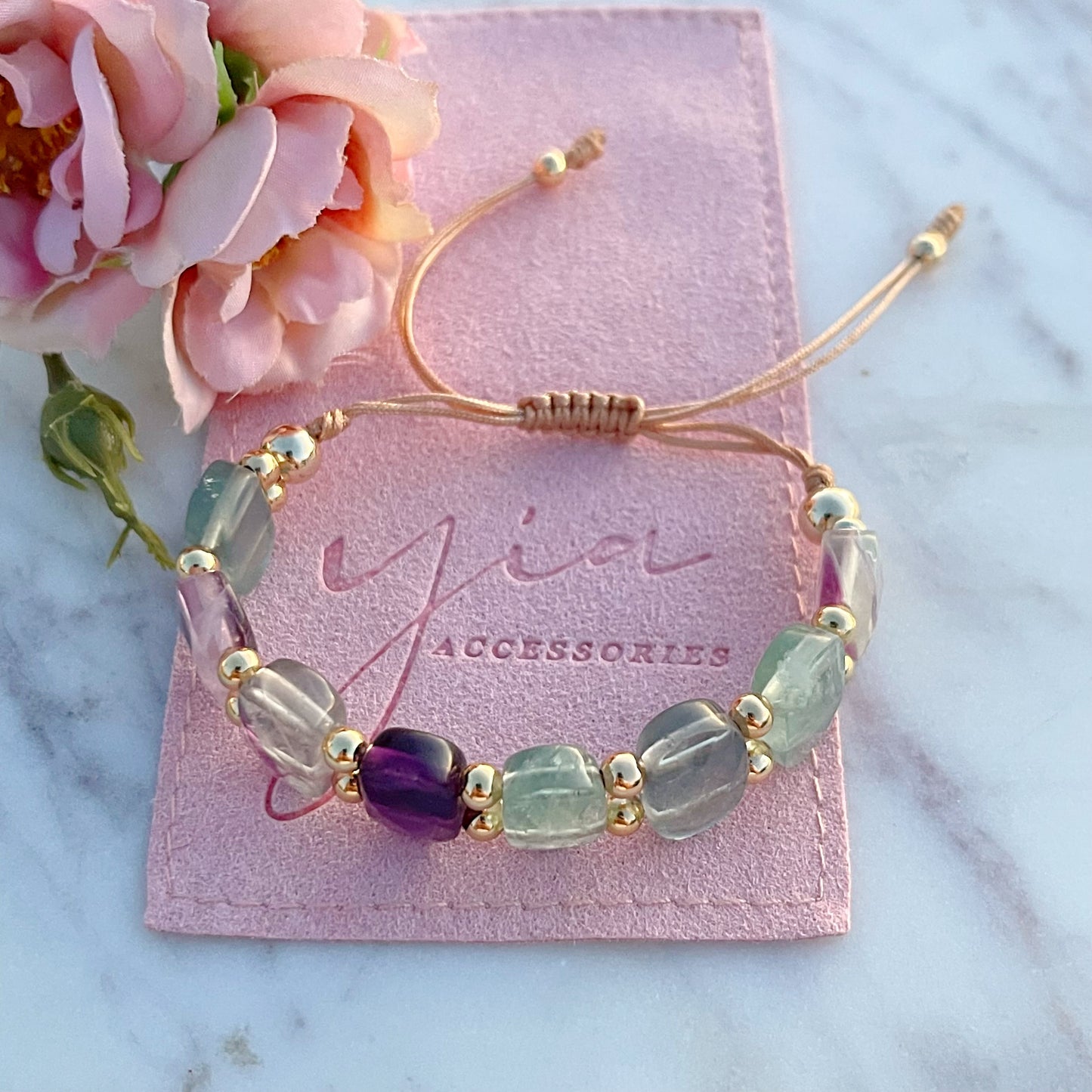 Natural Stone Bracelet (CLICK FOR MORE STONE COLORS)