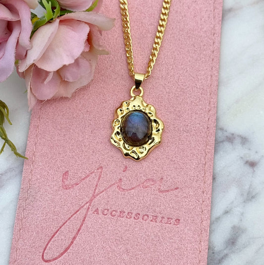 Labradorita Stone Necklace