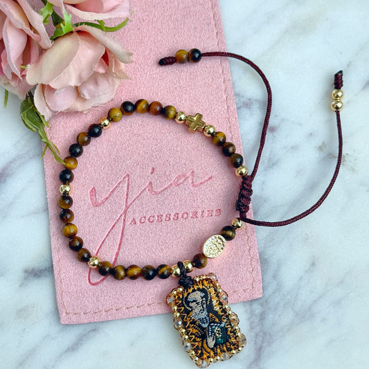 San Benito Ojo de Tigre Escapulario