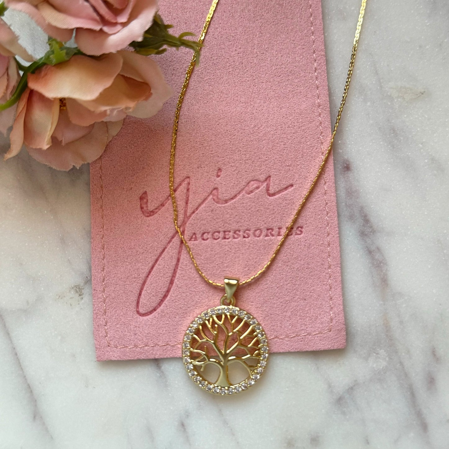 CZ Tree of life Necklace