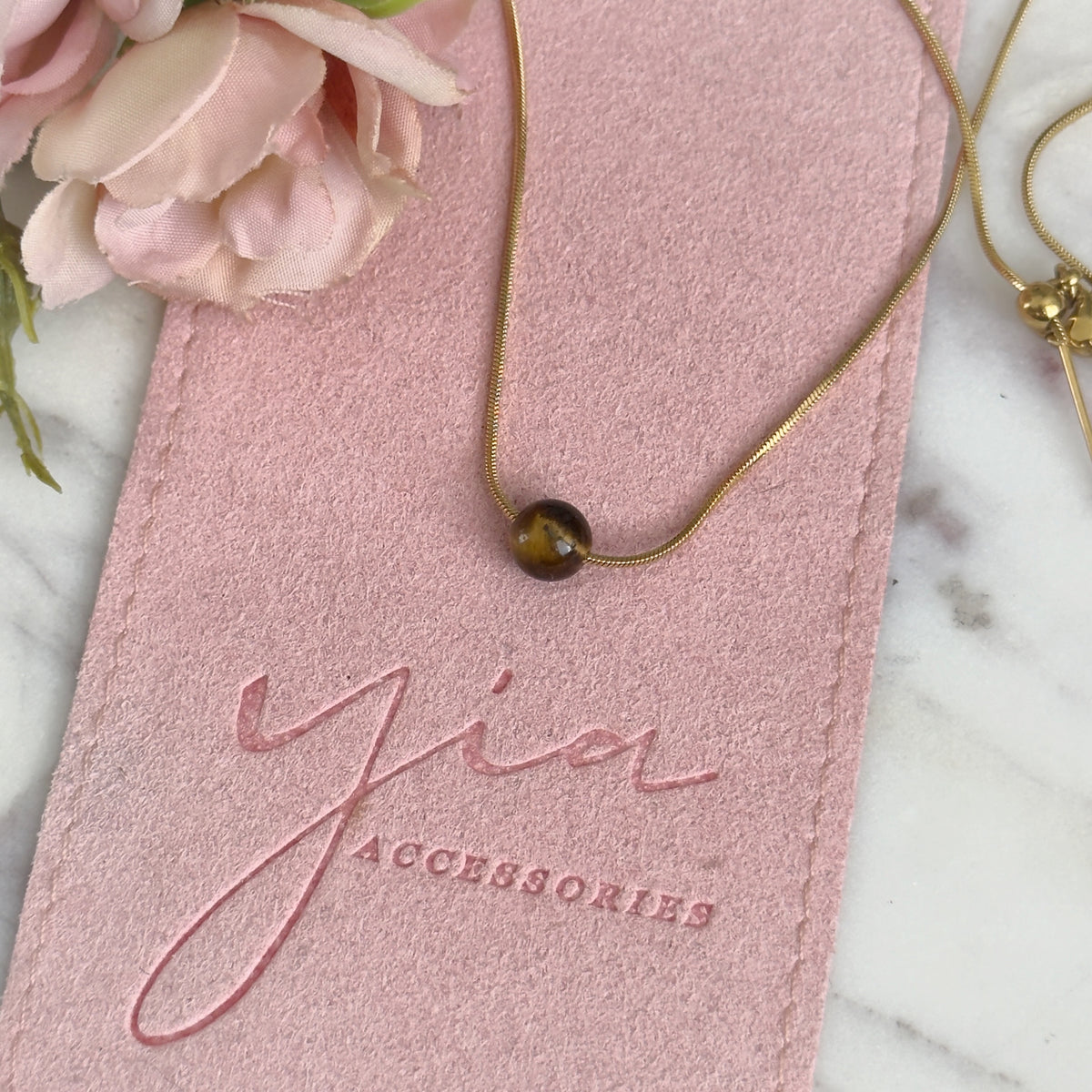 Dainty Tiger Eye Necklace