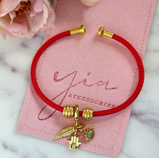 Spiritual Shield Red String bracelet