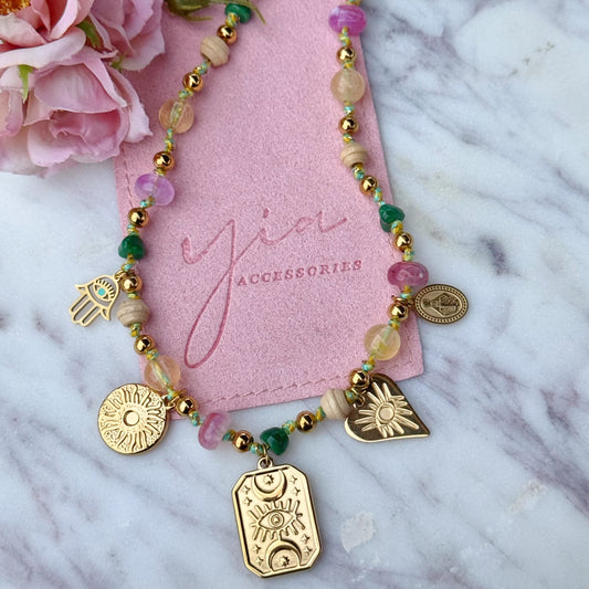 Multi Protection Charm Necklace