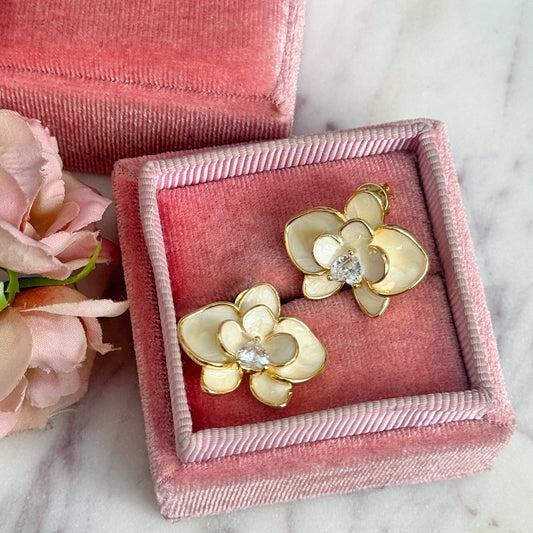 Lolita Flower Stud Earrings
