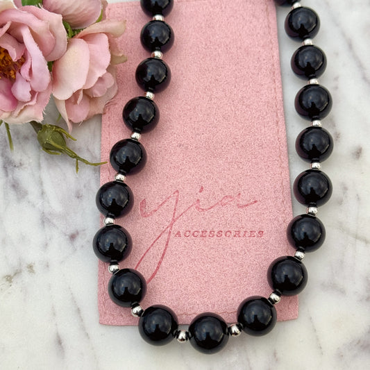 Onyx Chunky Necklace