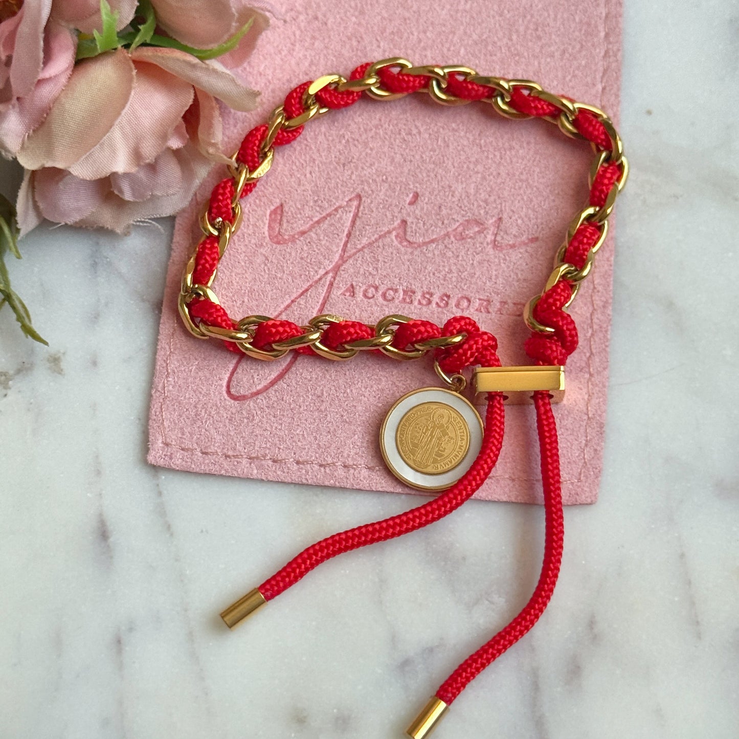 Medalla de luz- San Benito Bracelet