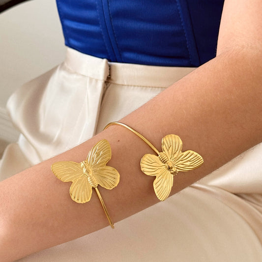 Iris Butterfly Cuff bracelet