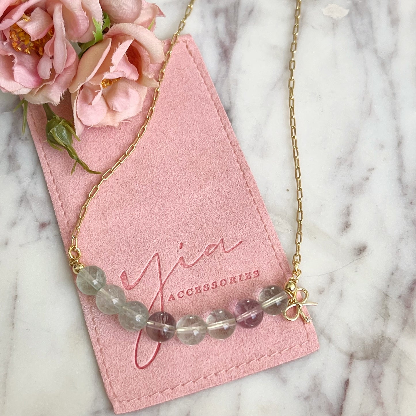 Flourita Stone Necklace