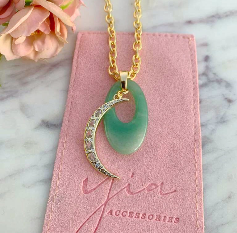 Luna Presente Natural Stone Necklace