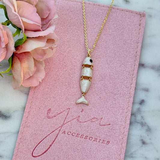 Pearl Pescadito Necklace