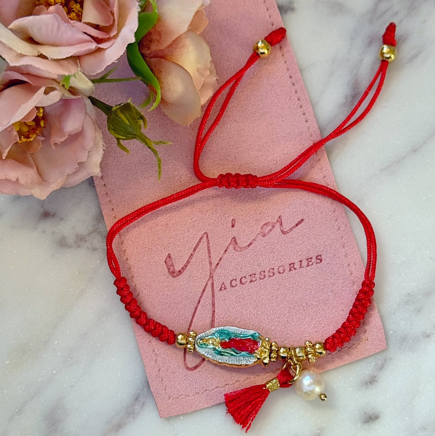 Virgencita Querida Red Bracelet